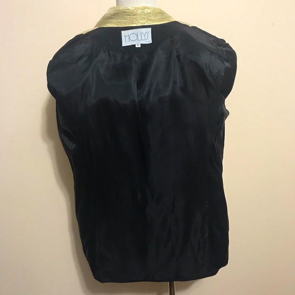 Holly’s Women’s Black Blazer With Rhinestones - Picture 11 of 16